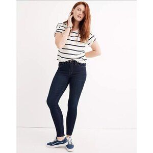 Madewell 9" High Rise Skinny Jeans Larkspur Womens Size 26